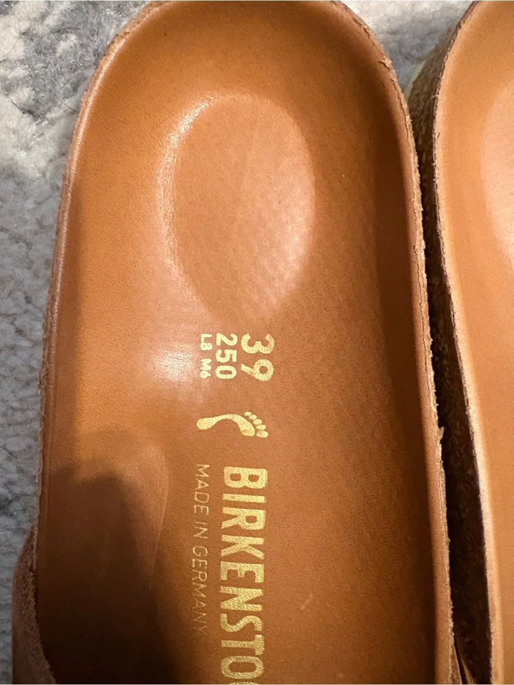 Birkenstock Single Strap Sandal in Cognac - Picture 4 of 4